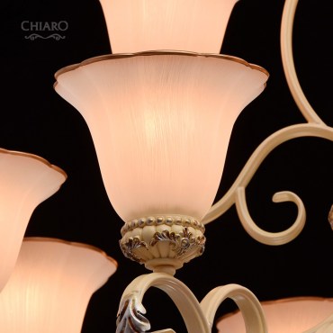 Люстра подвесная CHIARO 254019312 Версаче 12x60W E27